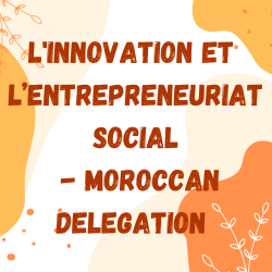 Innovation and Social Entrepeneurship - Moroccan Delegation