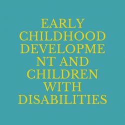 Early Childhood Development